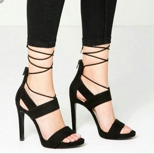 ZARA Lace up heels